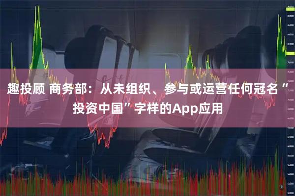 趣投顾 商务部：从未组织、参与或运营任何冠名“投资中国”字样的App应用