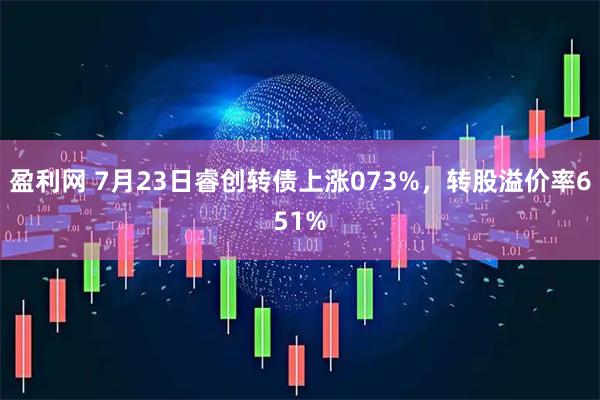 盈利网 7月23日睿创转债上涨073%，转股溢价率651%